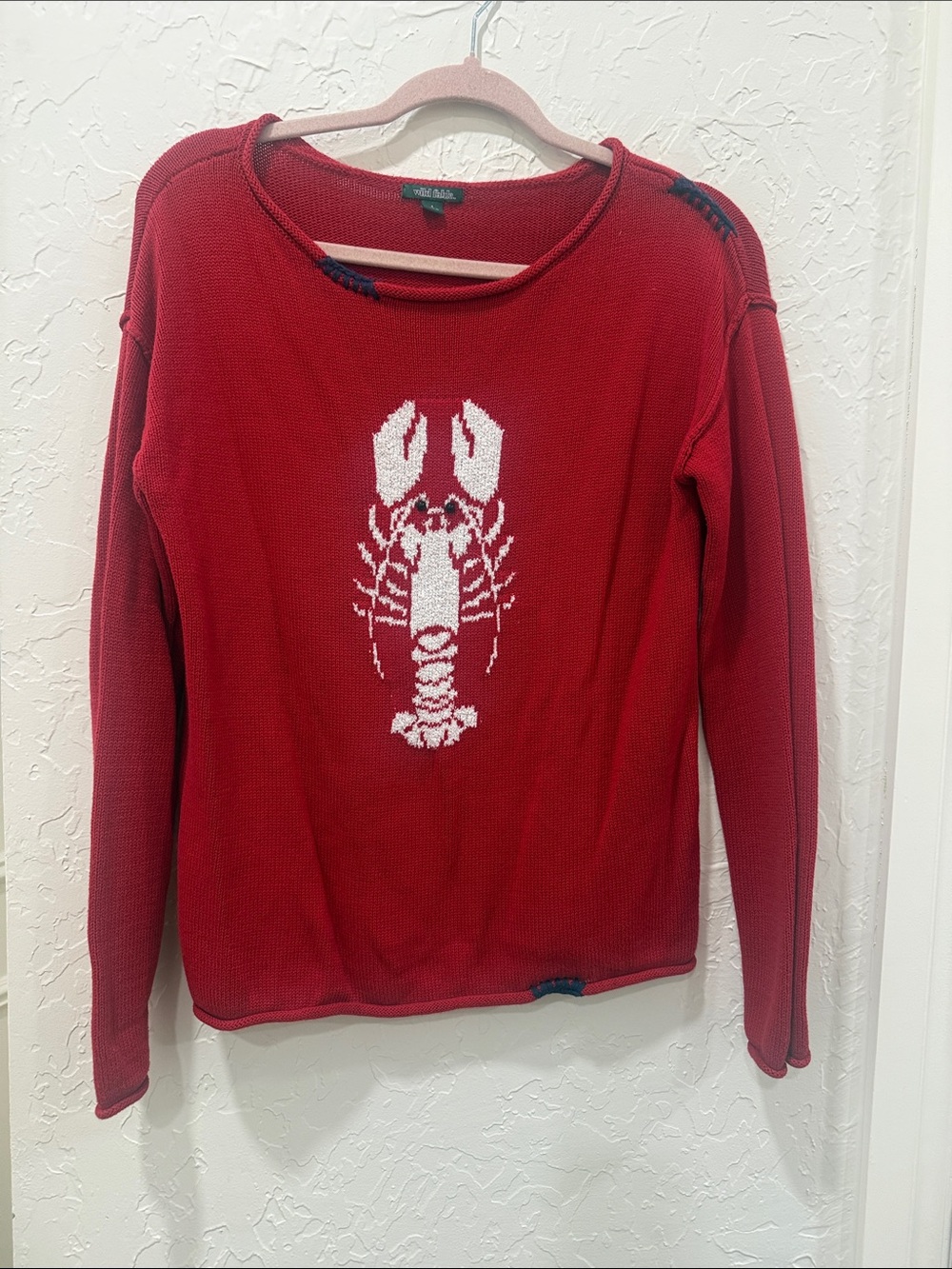 Women’s Red Lobster Knit Sweater